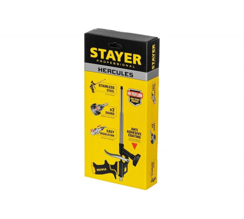 STAYER профессиональный пистолет для монтажной пены HERCULES 06861_z03 Professional STAYER профессиональный пистолет для монтажной пены HERCULES 06861_z03 Professional