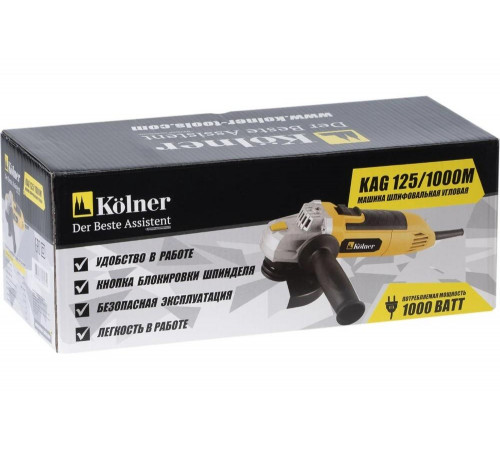 Угловая шлифмашина Kolner KAG 125/1000M 8020700466 8030700466 Угловая шлифмашина Kolner KAG 125/1000M 8020700466 8030700466