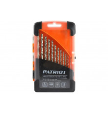 Набор сверл по металлу HSS (1.5-6.5 мм; 13 шт.) PATRIOT 815010104