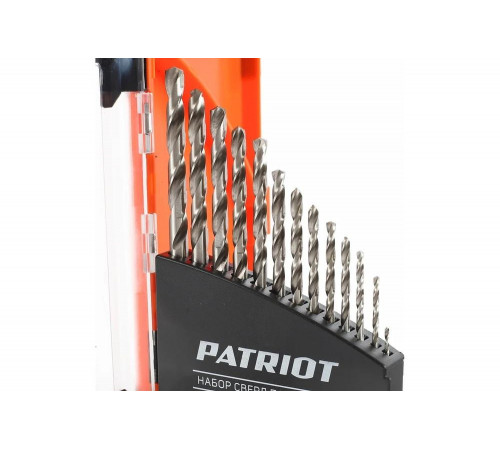 Набор сверл по металлу HSS (1.5-6.5 мм; 13 шт.) PATRIOT 815010104