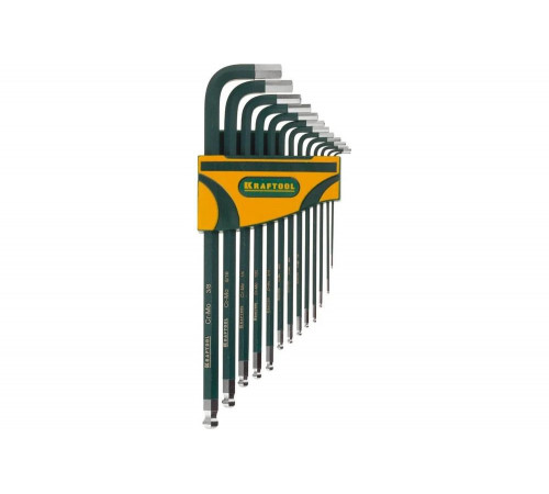KRAFTOOL 13 шт., ключи имбусовые в наборе HEX INDUSTRIE 27444-H13 KRAFTOOL 13 шт., ключи имбусовые в наборе HEX INDUSTRIE 27444-H13