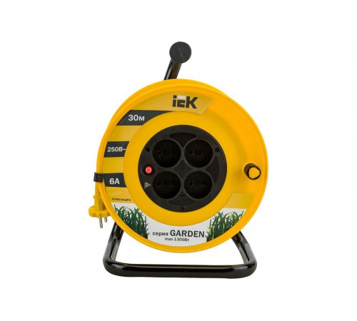 Удлинитель на катушке с термозащитой 4х30м УК30 2х0.75 IEK Garden WKP23-06-04-30 277732 Удлинитель на катушке с термозащитой 4х30м УК30 2х0.75 IEK Garden WKP23-06-04-30 277732