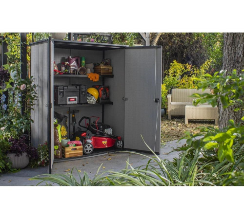 Шкаф KETER DUOTECH HIGH STORE+ 2 SHELVES 1400 L 246950