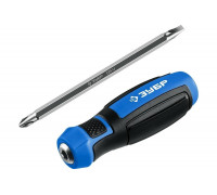 Переставная отвертка ЗУБР Профессионал-П2 SL6/PH2 25029