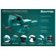 KRAFTOOL 150 мм, кованные стальные слесарные тиски FORGE 32700-150