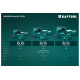 KRAFTOOL 150 мм, кованные стальные слесарные тиски FORGE 32700-150