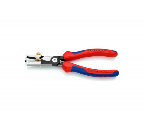 Клещи для удаления изоляции с функцией резания кабеля 180 мм KNIPEX StriX KN-1362180 Клещи для удаления изоляции с функцией резания кабеля 180 мм KNIPEX StriX KN-1362180