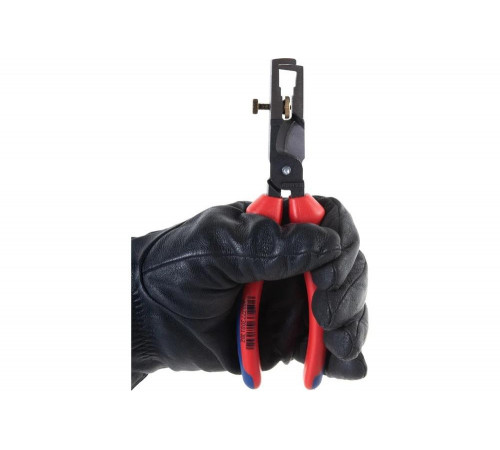 Клещи для удаления изоляции с функцией резания кабеля 180 мм KNIPEX StriX KN-1362180 Клещи для удаления изоляции с функцией резания кабеля 180 мм KNIPEX StriX KN-1362180