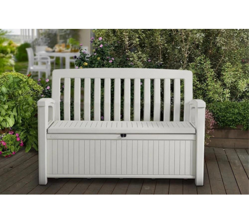 Скамейка для сада Keter Patio Bench White
