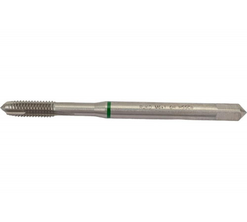 Машинный метчик Ruko М 6 Шаг 1.0 мм HSSE-Co5 232060E Машинный метчик Ruko М 6 Шаг 1.0 мм HSSE-Co5 232060E