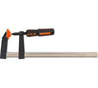 Реечная струбцина HARDEN, усиленная, 2-х компонентная рукоятка, 80*300 мм 600303