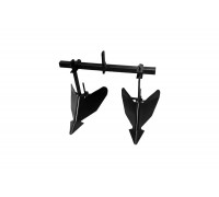 Окучник 2-х рядный без сцепки (Пермь) к мотоблокам Carver 01.015.00017