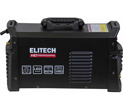 Инверторный сварочный аппарат Elitech HD WM 200 DC Pulse 204475 Инверторный сварочный аппарат Elitech HD WM 200 DC Pulse 204475