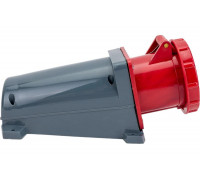 Розетка IEK 135, наружная установка, 63А, 3P+E+N, 380В, IP54, ИЭК PSR12-063-5