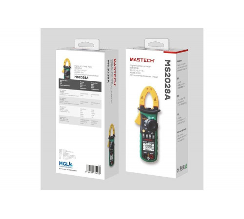 Токовые клещи Mastech MS2028A TRUE RMS Токовые клещи Mastech MS2028A TRUE RMS