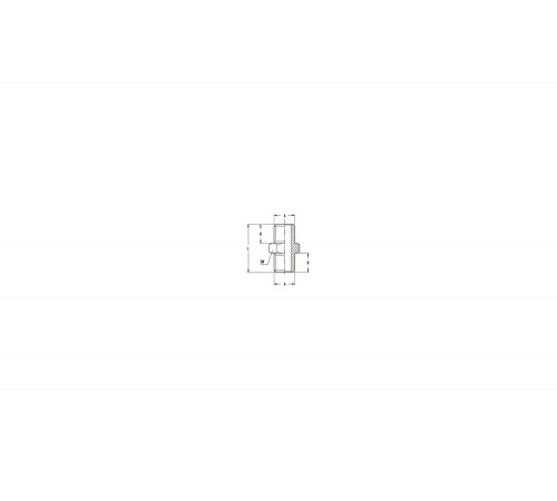 Переходник папа 1/4" - папа 1/4" (блистер) 1221/3 290/5 M1/4*M1/4 GAV 38957