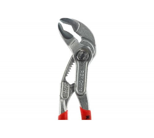 Переставные клещи с фиксатором KNIPEX COBRA 25 мм (1"), L-125 мм, хром, 1-к ручки KN-8703125 Переставные клещи с фиксатором KNIPEX COBRA 25 мм (1"), L-125 мм, хром, 1-к ручки KN-8703125