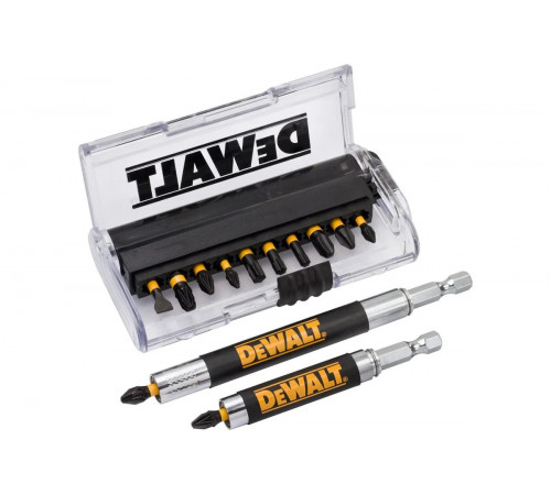 Бита DEWALT PH1, PH2, PH3, PZ1, PZ2, PZ3, SL6, T20, T25, T30, 25 мм, 14 шт DT70512T-QZ