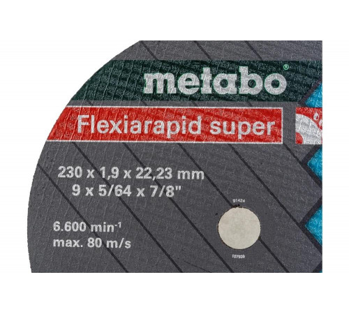 Круг отрезной Flexrapid S (230x22.2, для стали) Metabo 616228000