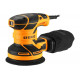 Эксцентриковая сетевая шлифмашина DEKO DKG400-125 с набором кругов 36 шт 085-1100