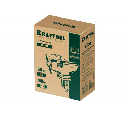 KRAFTOOL 65 мм, стальные настольные тиски для точных работ MINI 32713-75 KRAFTOOL 65 мм, стальные настольные тиски для точных работ MINI 32713-75
