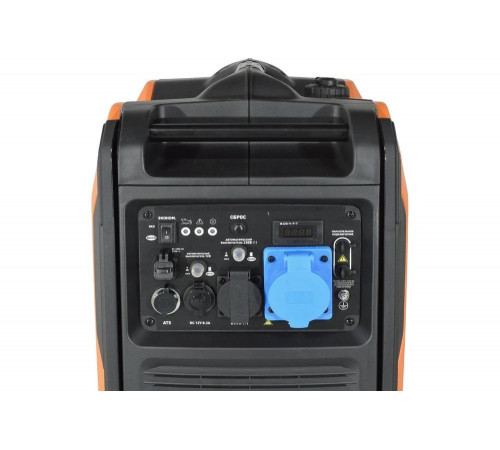 Генератор CARVER PPG -6500ISE +ATS инверторный (5/5,5кВт, 220/12В, 1+1 розетки,USB, дисплей,колеса) 01.020.00047 Генератор CARVER PPG -6500ISE +ATS инверторный (5/5,5кВт, 220/12В, 1+1 розетки,USB, дисплей,колеса) 01.020.00047