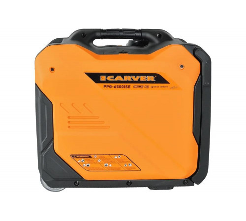 Генератор CARVER PPG -6500ISE +ATS инверторный (5/5,5кВт, 220/12В, 1+1 розетки,USB, дисплей,колеса) 01.020.00047 Генератор CARVER PPG -6500ISE +ATS инверторный (5/5,5кВт, 220/12В, 1+1 розетки,USB, дисплей,колеса) 01.020.00047