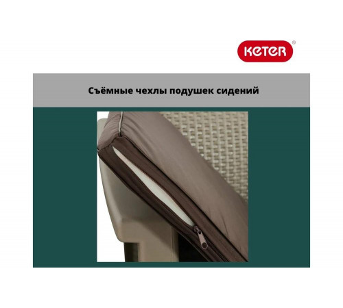 Комплект мебели Keter Toledo 252272 Комплект мебели Keter Toledo 252272