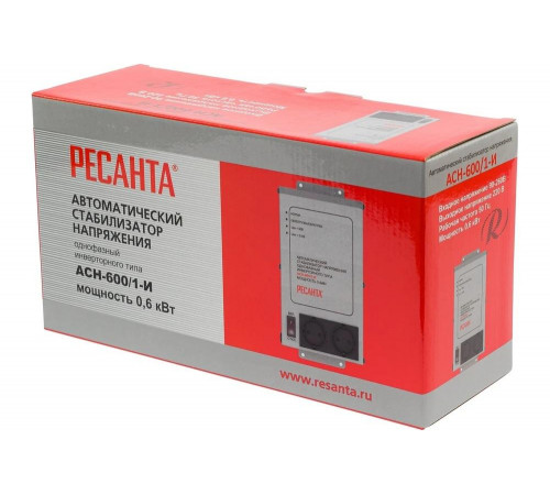 Стабилизатор инверторного типа Ресанта АСН-600/1-И 63/6/36