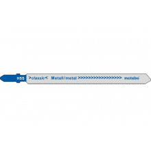 Пилки по стали и цветным металлам T318A (106х1.2мм, HSS, 25 шт.) Metabo 623623000