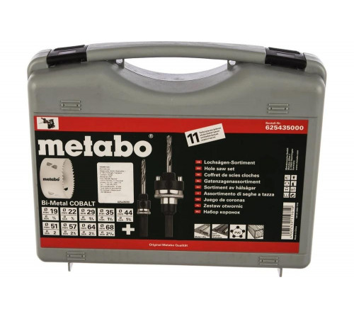 Набор биметаллических коронок HSS-BiM Metabo 625435000