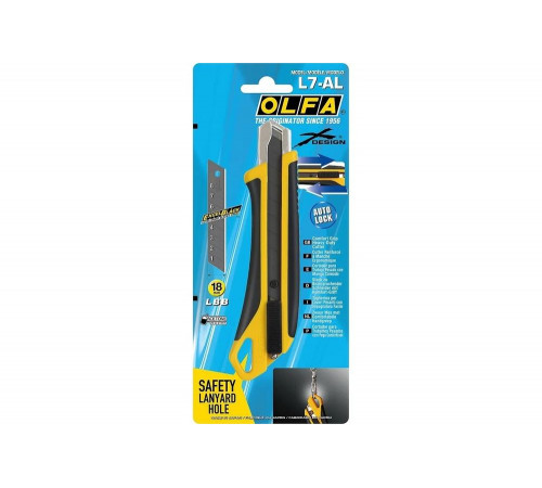 Нож OLFA Autolock 18 мм OL-L7-AL Нож OLFA Autolock 18 мм OL-L7-AL