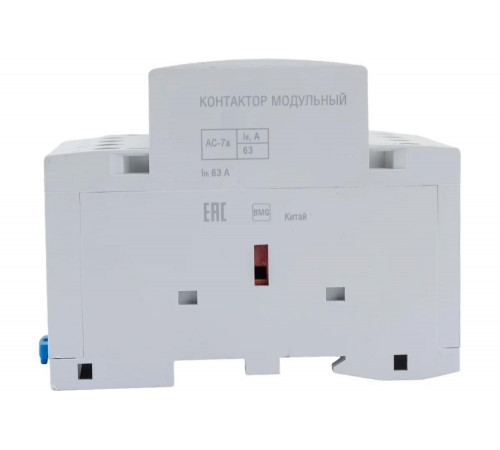 Модульный контактор IEK КМ63-40М Модульный контактор IEK КМ63-40М