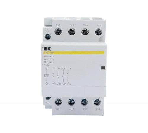 Модульный контактор IEK КМ63-40М Модульный контактор IEK КМ63-40М