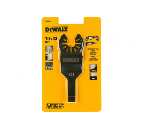 Насадка для многофункционального инструмента (10х43 мм) DEWALT DT 20706
