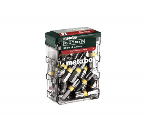 Биты Torx (25 шт; T40; 25 мм) Metabo 626717000 Биты Torx (25 шт; T40; 25 мм) Metabo 626717000
