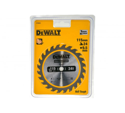 Пильный диск (115х9.5 мм; Z24) DEWALT DT20420-QZ