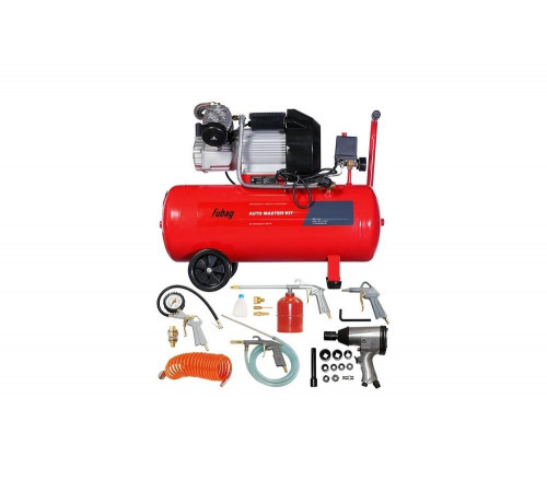 Компрессор FUBAG AUTO MASTER KIT + 10 (VDC/50 +10 предметов) 641270 Компрессор FUBAG AUTO MASTER KIT + 10 (VDC/50 +10 предметов) 641270