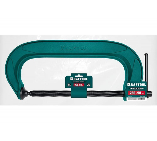 KRAFTOOL 250х90 мм, струбцина G-образная EXTREM G-250 32229-250-90 KRAFTOOL 250х90 мм, струбцина G-образная EXTREM G-250 32229-250-90