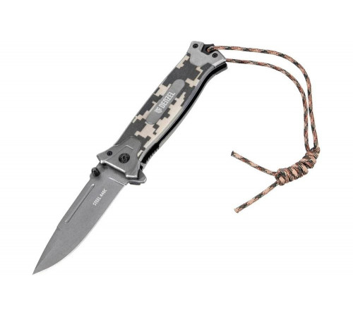Складной многоцелевой нож Denzel системы liner-lock, с накладкой g10 79208