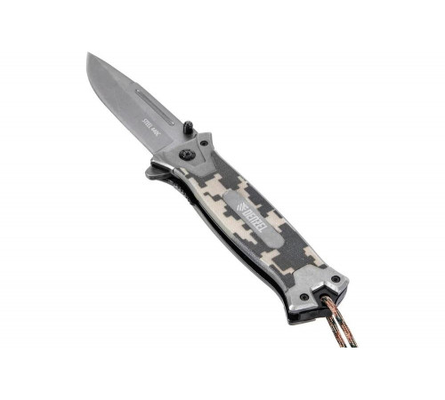 Складной многоцелевой нож Denzel системы liner-lock, с накладкой g10 79208