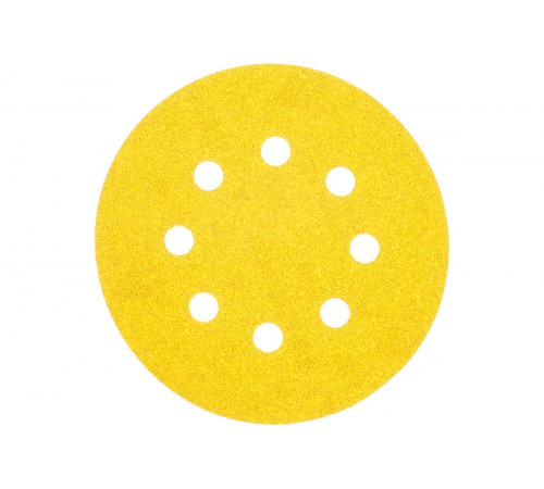 Шкурка шлифовальная 25 шт. для эксцентриковых шлифмашин (125 мм; К80; крепление на липучке) DEWALT DT 3113