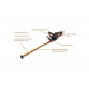 Кусторез аккумуляторный бесщёточный WORX, 20В, 57см, без АКБ и ЗУ WG263E.9