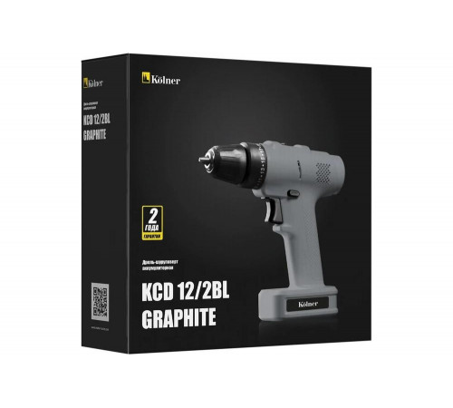 Аккумуляторная дрель-шуруповерт Kolner KCD 12/2BL GRAPHITE 8020100296