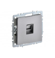 Компьютерная розетка rj45 IEK Brite рк10-брс категория 5e, сталь BR-K10-1-K46
