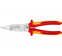 Электромонтажные клещи Knipex VDE, 6-в-1, зачистка: 0.75 - 1.5 + 2.5 мм, L-200 мм, KN-1396200SB