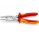 Электромонтажные клещи Knipex VDE, 6-в-1, зачистка: 0.75 - 1.5 + 2.5 мм, L-200 мм, KN-1396200SB