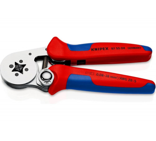 Пресс-клещи Knipex квадратный обжим L-180 мм KN-975504 Пресс-клещи Knipex квадратный обжим L-180 мм KN-975504