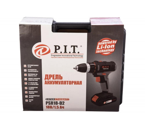 Дрель-шуруповерт P.I.T. PSR 18-D2 Дрель-шуруповерт P.I.T. PSR 18-D2