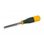 Стамеска, упрочненное полотно, ударопрочная двухкомпонентная ручка, стальной затыльник для ударных работ, 12мм KRAFTOOL EXPERT 1815-12_z01